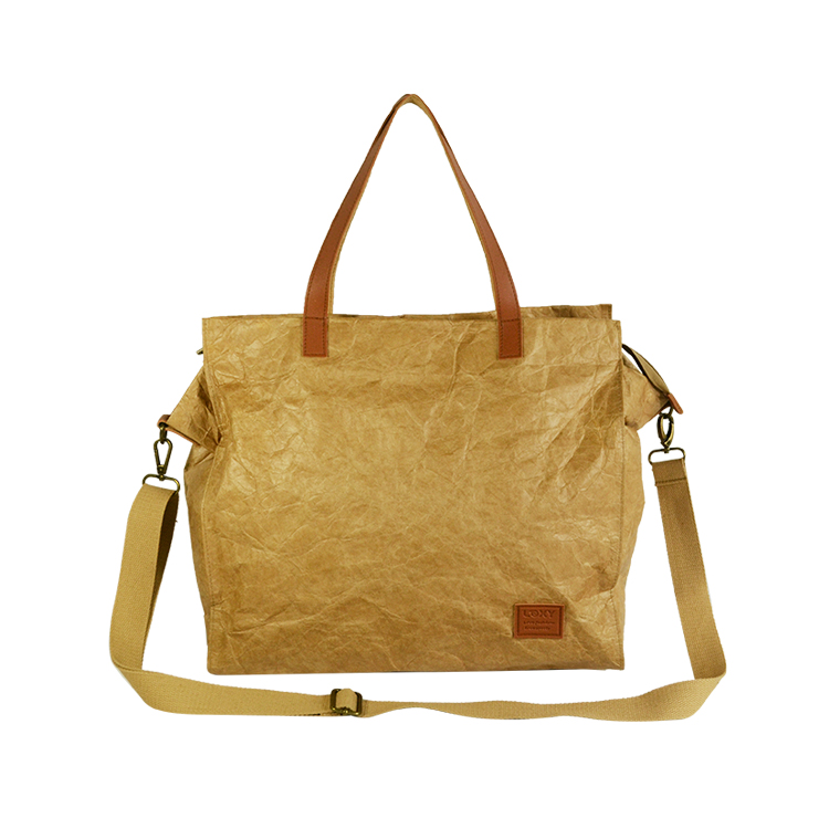 時尚新款杜邦紙單肩斜跨包托特包潮流手提包女士包袋